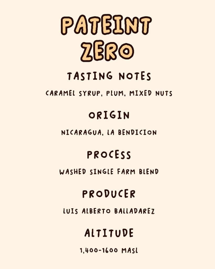 Patient Zero tasting notes